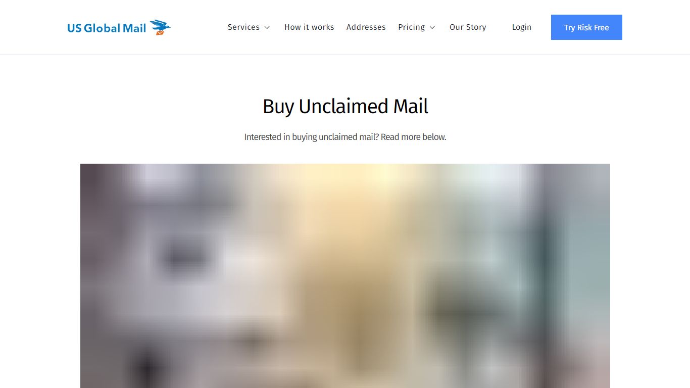 Buy Unclaimed Mail - US Global Mail